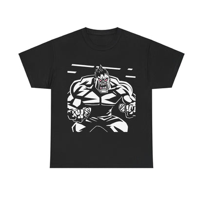 Men's Graphic Heavy Cotton Tee - Hulk Smash Design