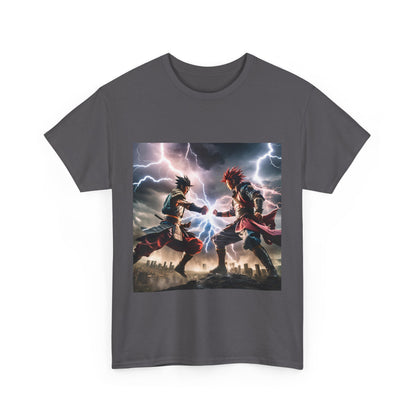 Epic Battle Graphic Unisex Heavy Cotton Tee | Perfect for Anime Fans