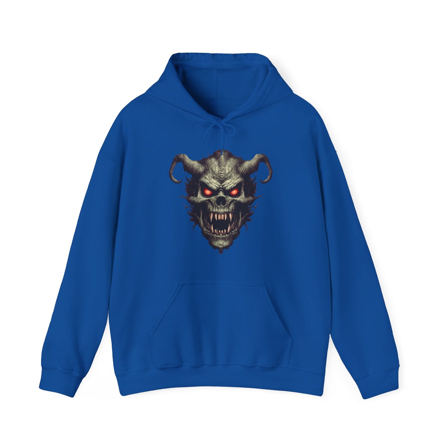 Dark Fantasy Hoodie with Demon Design - Unisex Heavy Blend™