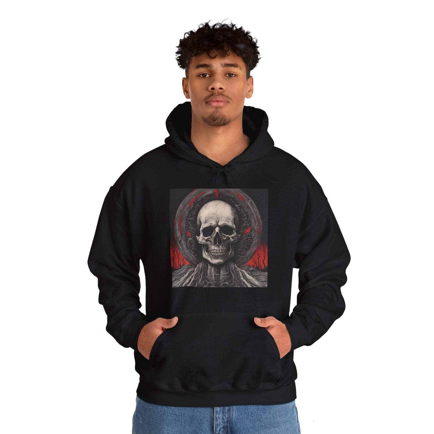 Gothic Skull Hoodie | Unisex Heavy Blend Sweatshirt