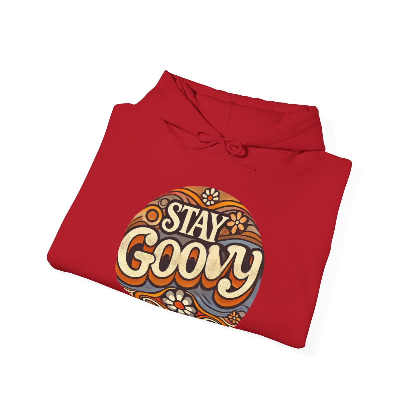 Stay Groovy Unisex Heavy Blend™ Hooded Sweatshirt - Cozy Lifestyle Apparel