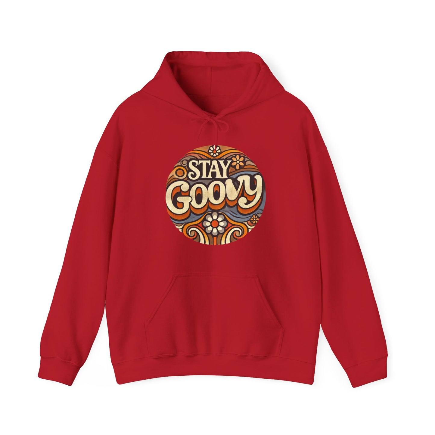 Stay Groovy Unisex Heavy Blend™ Hooded Sweatshirt - Cozy Lifestyle Apparel