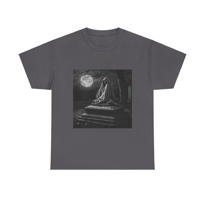 Grim Reaper Unisex Heavy Cotton Tee - Spooky Halloween Shirt