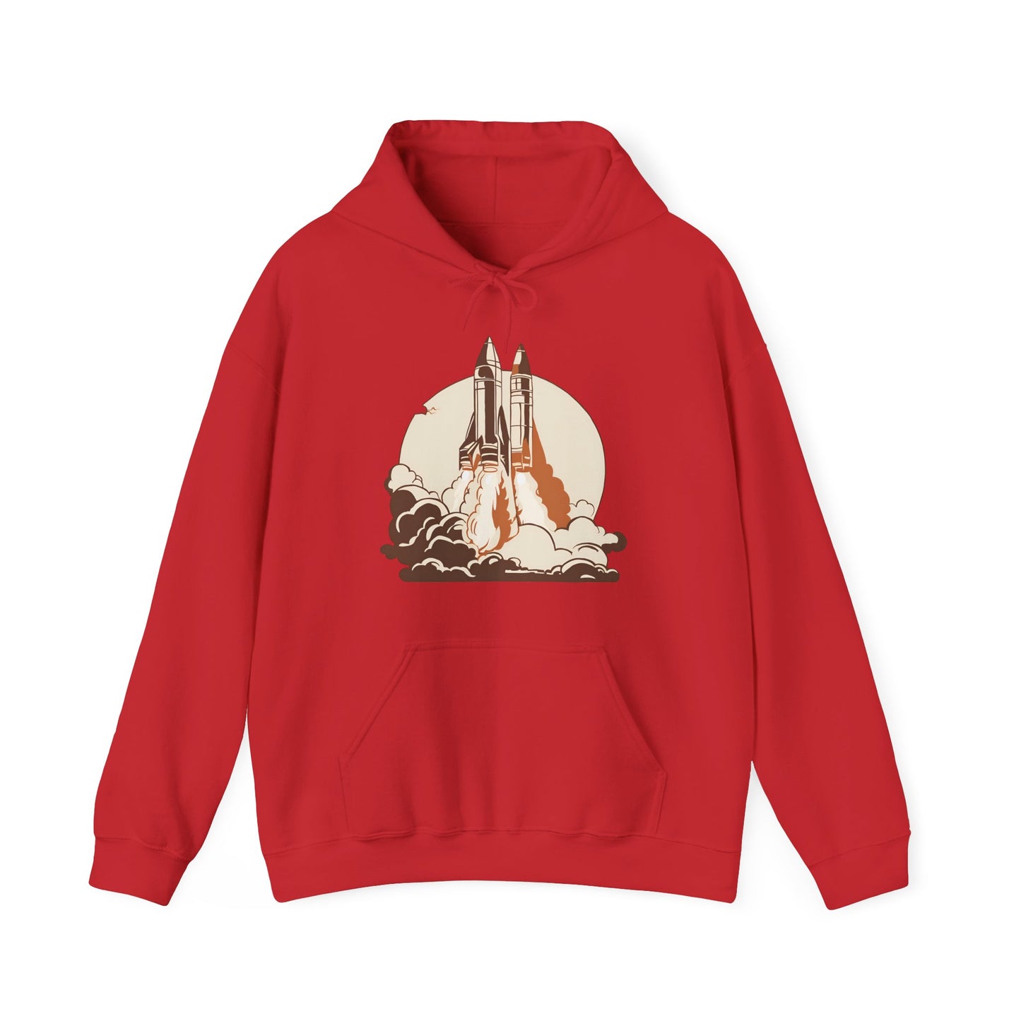 Rocket Launch Unisex Heavy Blend™ Hooded Sweatshirt - Perfect for Space Lovers