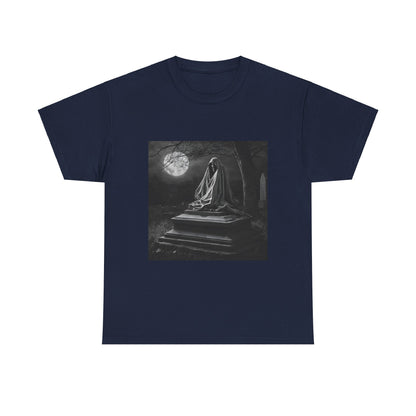 Grim Reaper Unisex Heavy Cotton Tee - Spooky Halloween Shirt