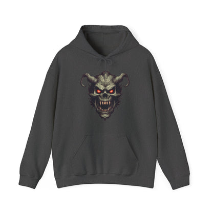 Dark Fantasy Hoodie with Demon Design - Unisex Heavy Blend™