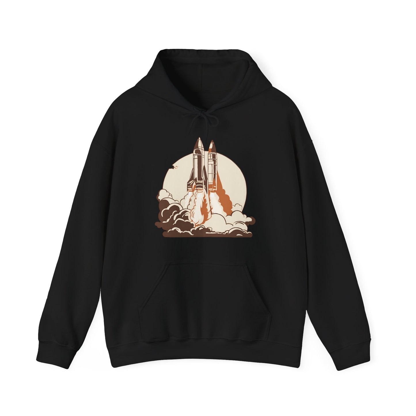 Rocket Launch Unisex Heavy Blend™ Hooded Sweatshirt - Perfect for Space Lovers