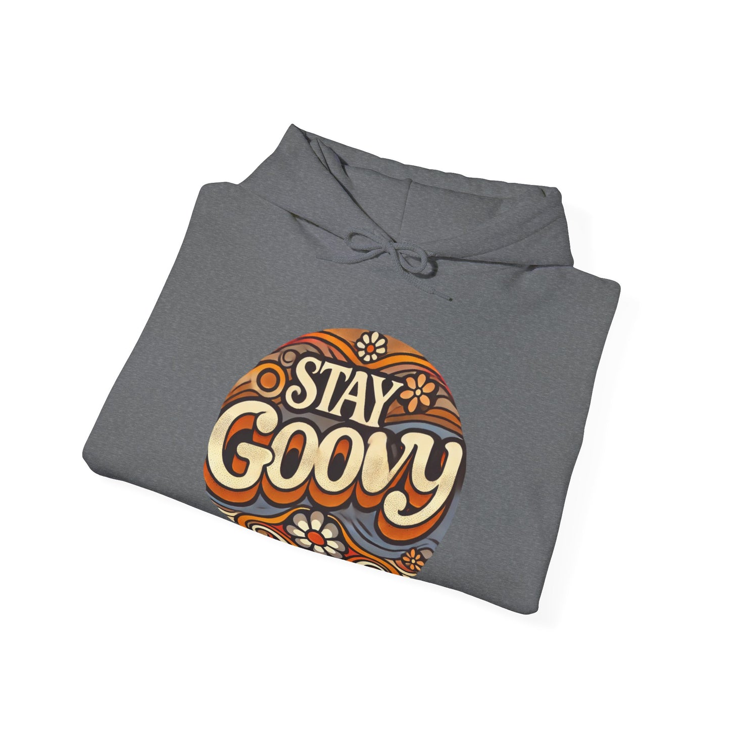 Stay Groovy Unisex Heavy Blend™ Hooded Sweatshirt - Cozy Lifestyle Apparel