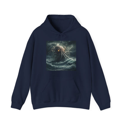 Cthulhu-Inspired Unisex Heavy Blend Hoodie - Perfect for Horror Fans and Cozy Nights