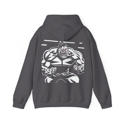 Epic Muscle Hulk Hoodie - Unisex Heavy Blend Sweatshirt for Strength Lovers