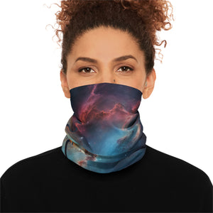 Cosmic Space Lightweight Neck Gaiter - Galaxy Print for Outdoor Adventures