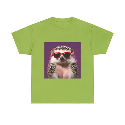 Cool Hedgehog Unisex Heavy Cotton Tee