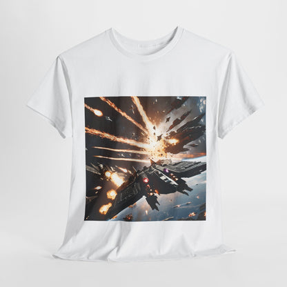 Galactic Adventure Unisex Heavy Cotton Tee - Explore the Cosmos