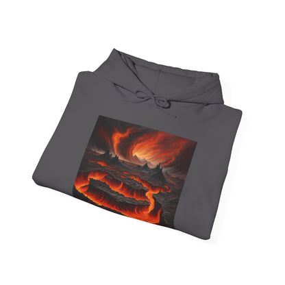 Volcanic Eruption Heavy Blend™ Hoodie - Unisex Sweatshirt for Adventure Seekers