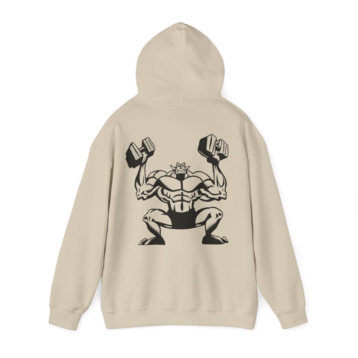 Motivational Gym Hoodie - Unisex Heavy Blend™ Sweatshirt with Fitness Graphic