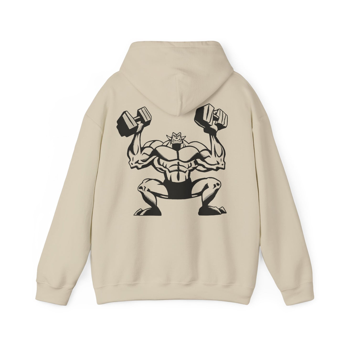 Motivational Gym Hoodie - Unisex Heavy Blend™ Sweatshirt with Fitness Graphic