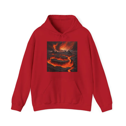 Volcanic Eruption Heavy Blend™ Hoodie - Unisex Sweatshirt for Adventure Seekers