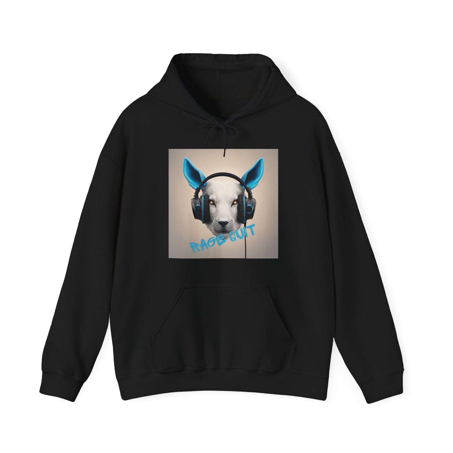 Rage Quit Unisex Hooded Sweatshirt – Comfortable & Stylish for Music Lovers