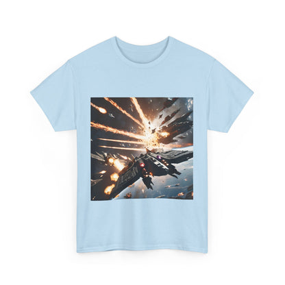 Galactic Adventure Unisex Heavy Cotton Tee - Explore the Cosmos