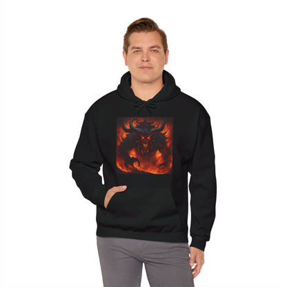 Inferno Demon Graphic Hoodie - Unisex Heavy Blend™