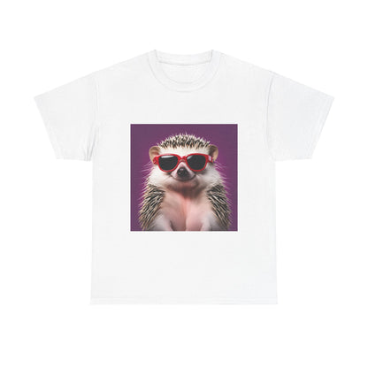 Cool Hedgehog Unisex Heavy Cotton Tee