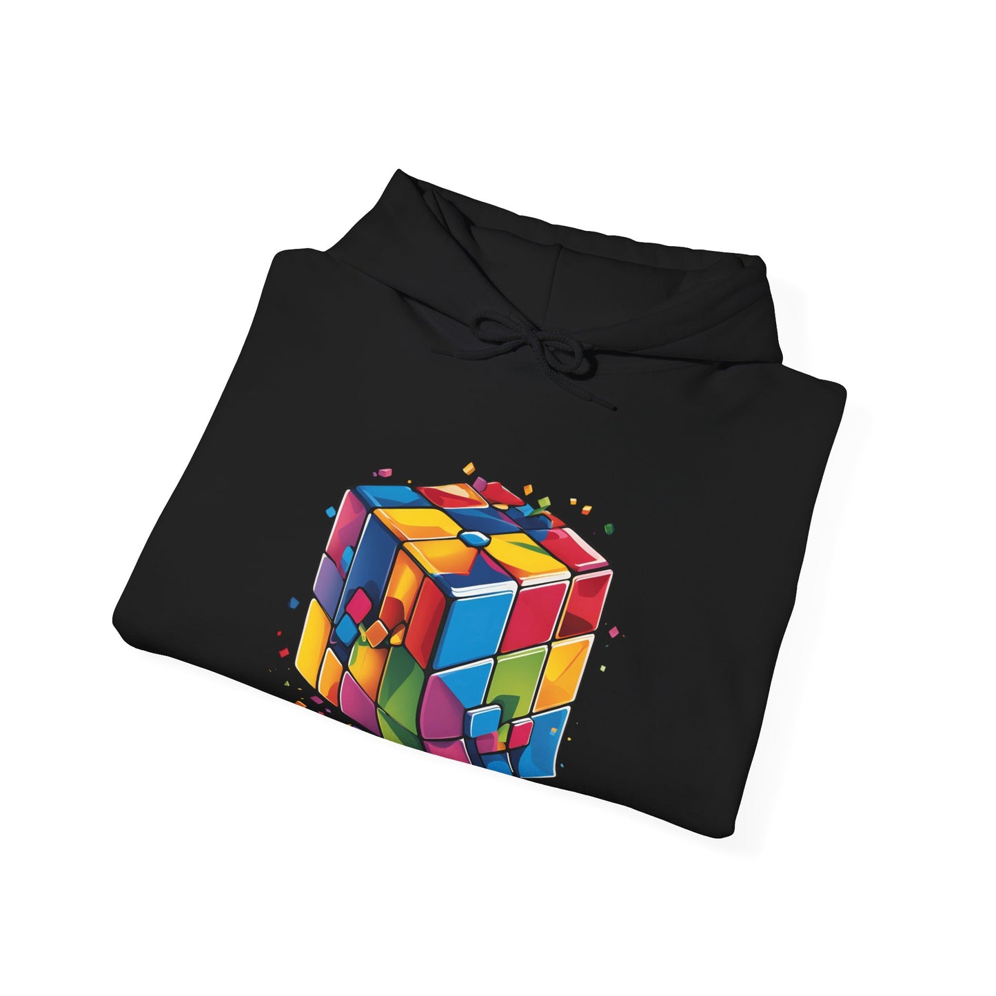 Colorful Rubik's Cube Unisex Hoodie - Perfect for Puzzle Lovers