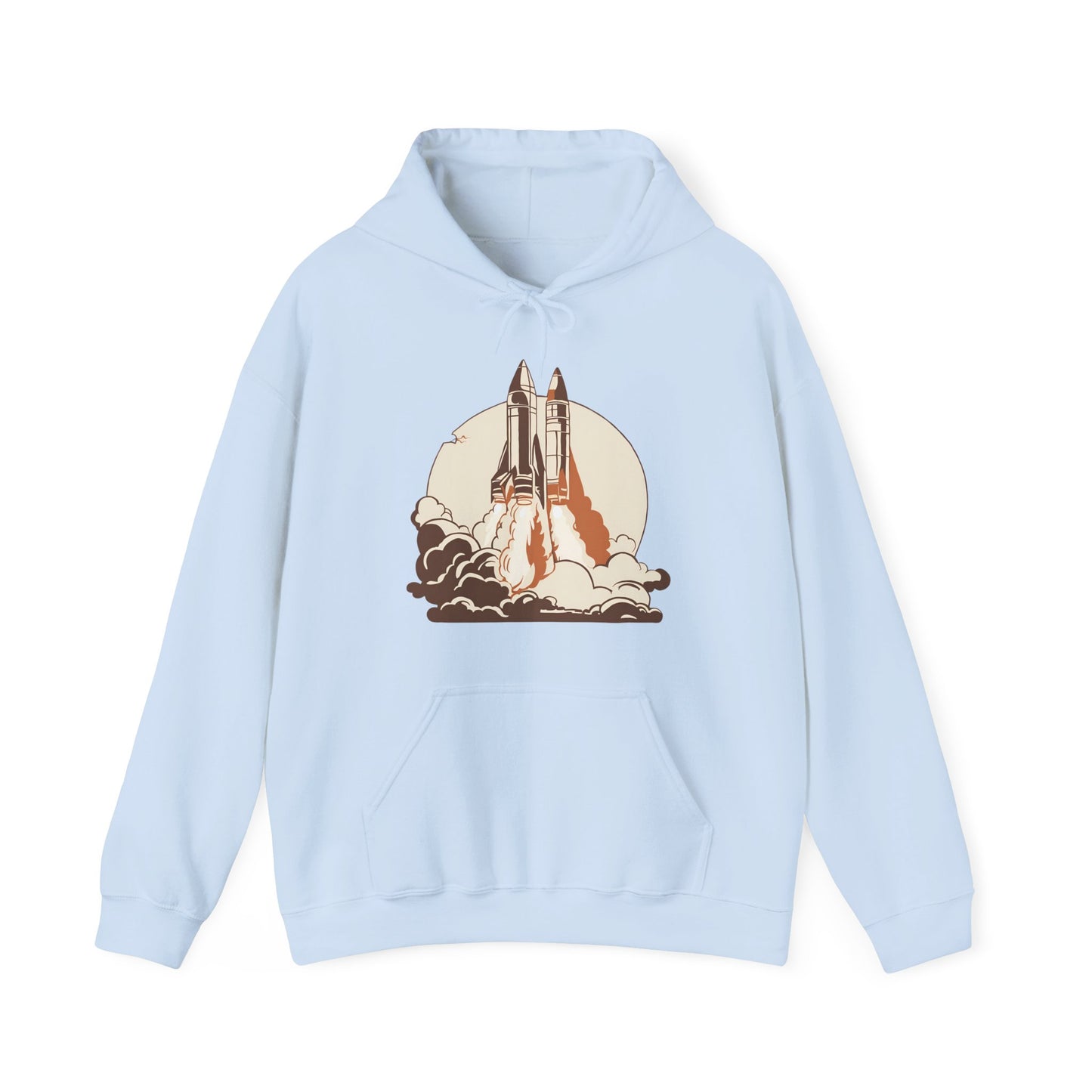 Rocket Launch Unisex Heavy Blend™ Hooded Sweatshirt - Perfect for Space Lovers