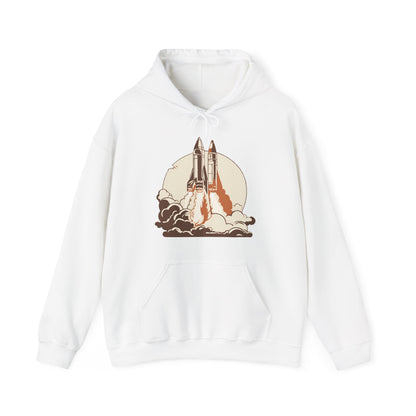 Rocket Launch Unisex Heavy Blend™ Hooded Sweatshirt - Perfect for Space Lovers