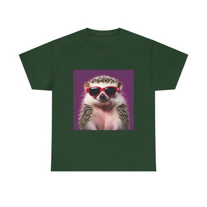 Cool Hedgehog Unisex Heavy Cotton Tee