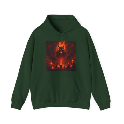 Epic Fantasy-Inspired Hooded Sweatshirt - Unisex Heavy Blend™