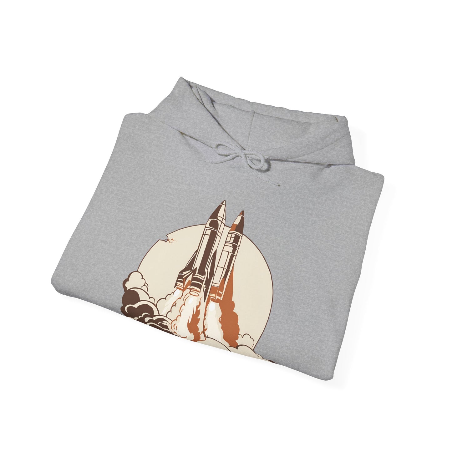 Rocket Launch Unisex Heavy Blend™ Hooded Sweatshirt - Perfect for Space Lovers