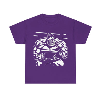 Men's Graphic Heavy Cotton Tee - Hulk Smash Design