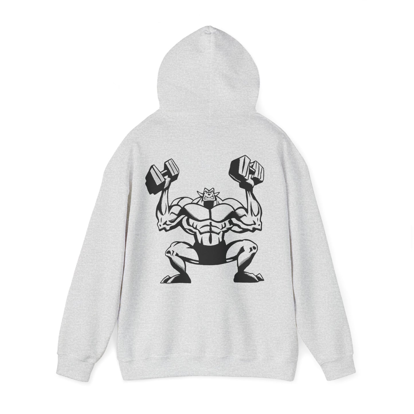 Motivational Gym Hoodie - Unisex Heavy Blend™ Sweatshirt with Fitness Graphic