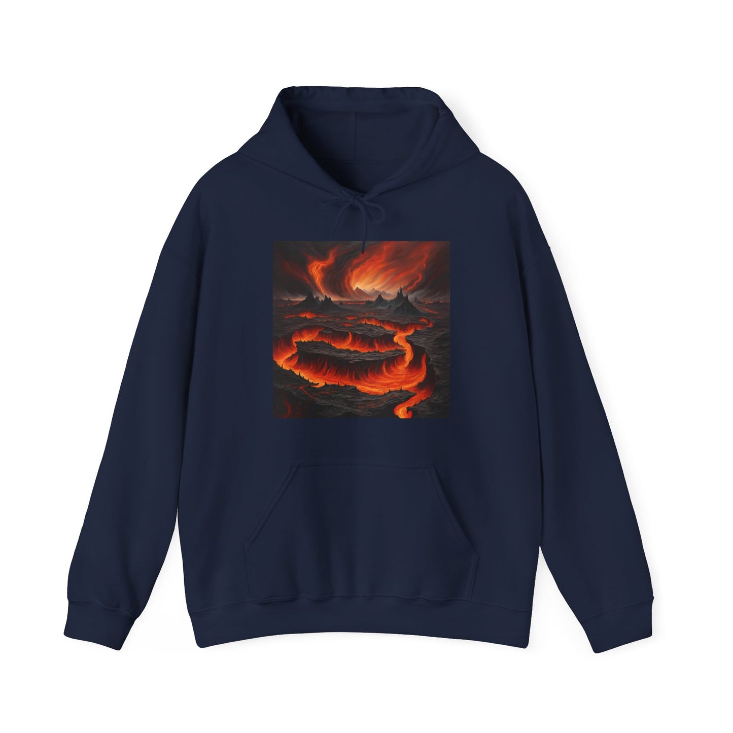 Volcanic Eruption Heavy Blend™ Hoodie - Unisex Sweatshirt for Adventure Seekers