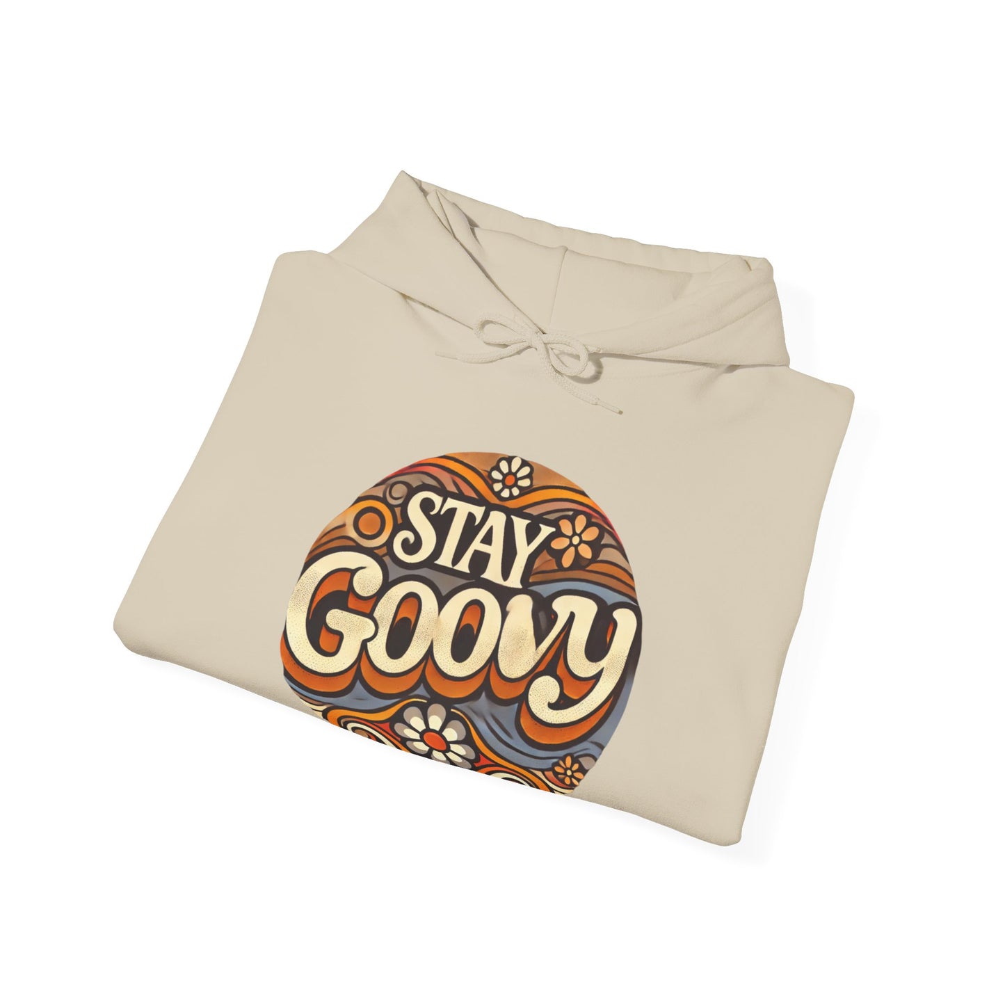 Stay Groovy Unisex Heavy Blend™ Hooded Sweatshirt - Cozy Lifestyle Apparel