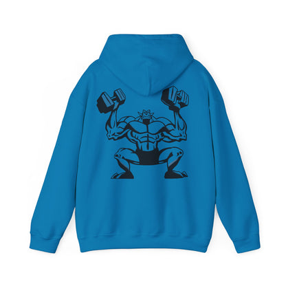 Motivational Gym Hoodie - Unisex Heavy Blend™ Sweatshirt with Fitness Graphic