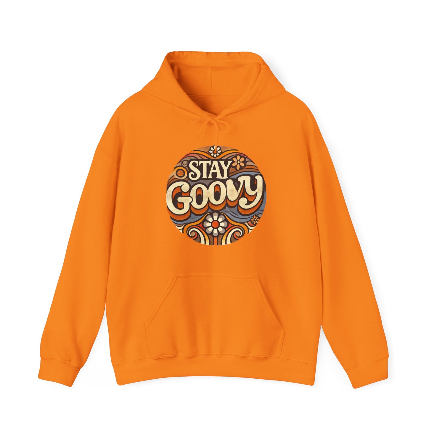 Stay Groovy Unisex Heavy Blend™ Hooded Sweatshirt - Cozy Lifestyle Apparel