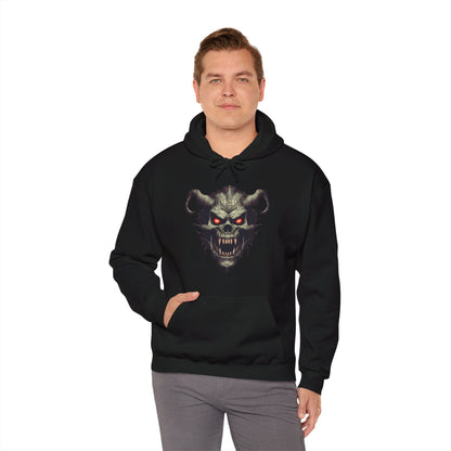 Dark Fantasy Hoodie with Demon Design - Unisex Heavy Blend™