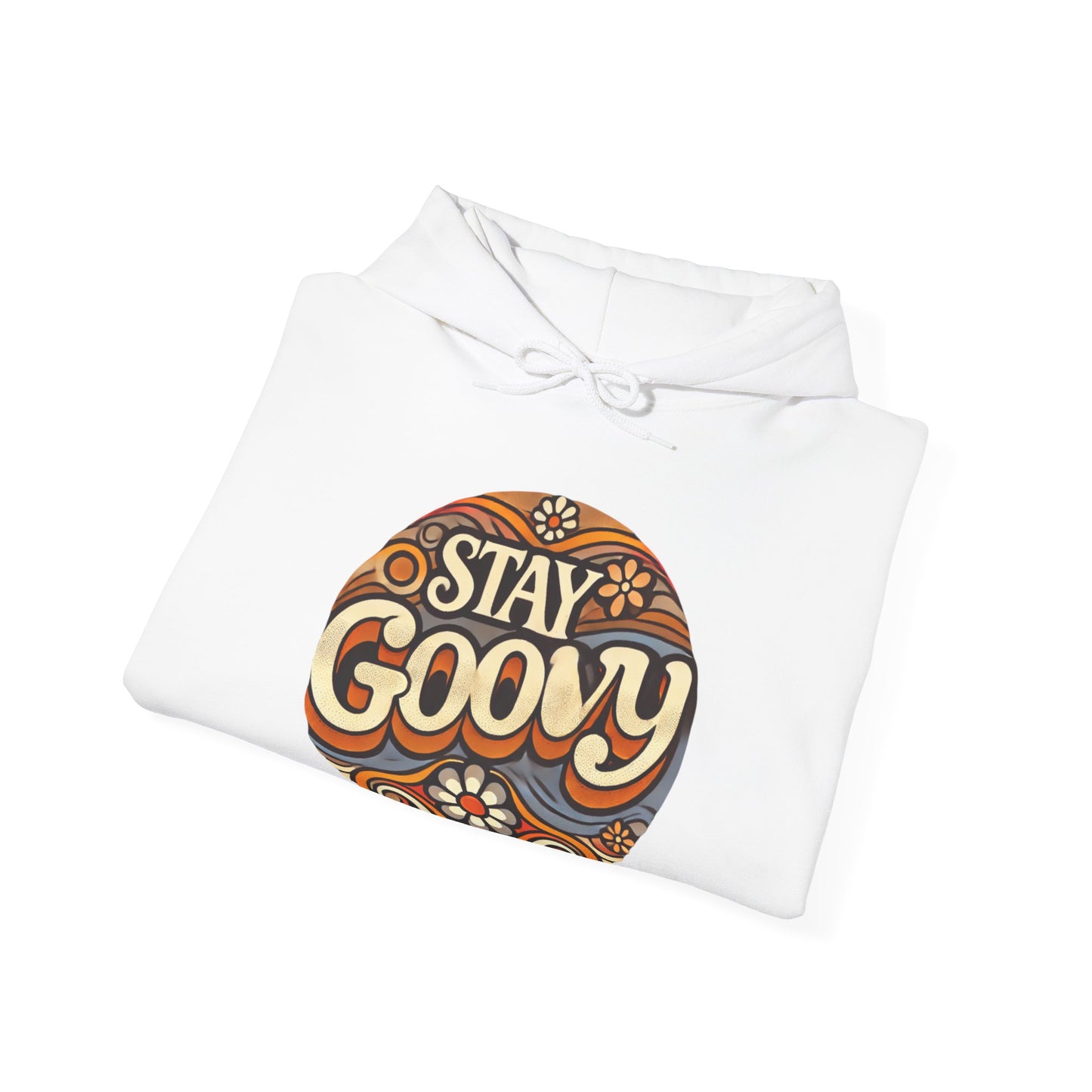 Stay Groovy Unisex Heavy Blend™ Hooded Sweatshirt - Cozy Lifestyle Apparel