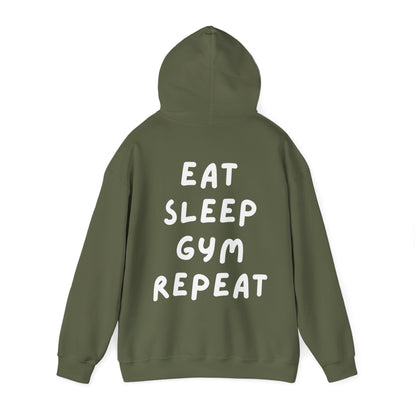 Unisex Heavy Blend™ Hooded Sweatshirt - Eat Sleep Gym Repeat