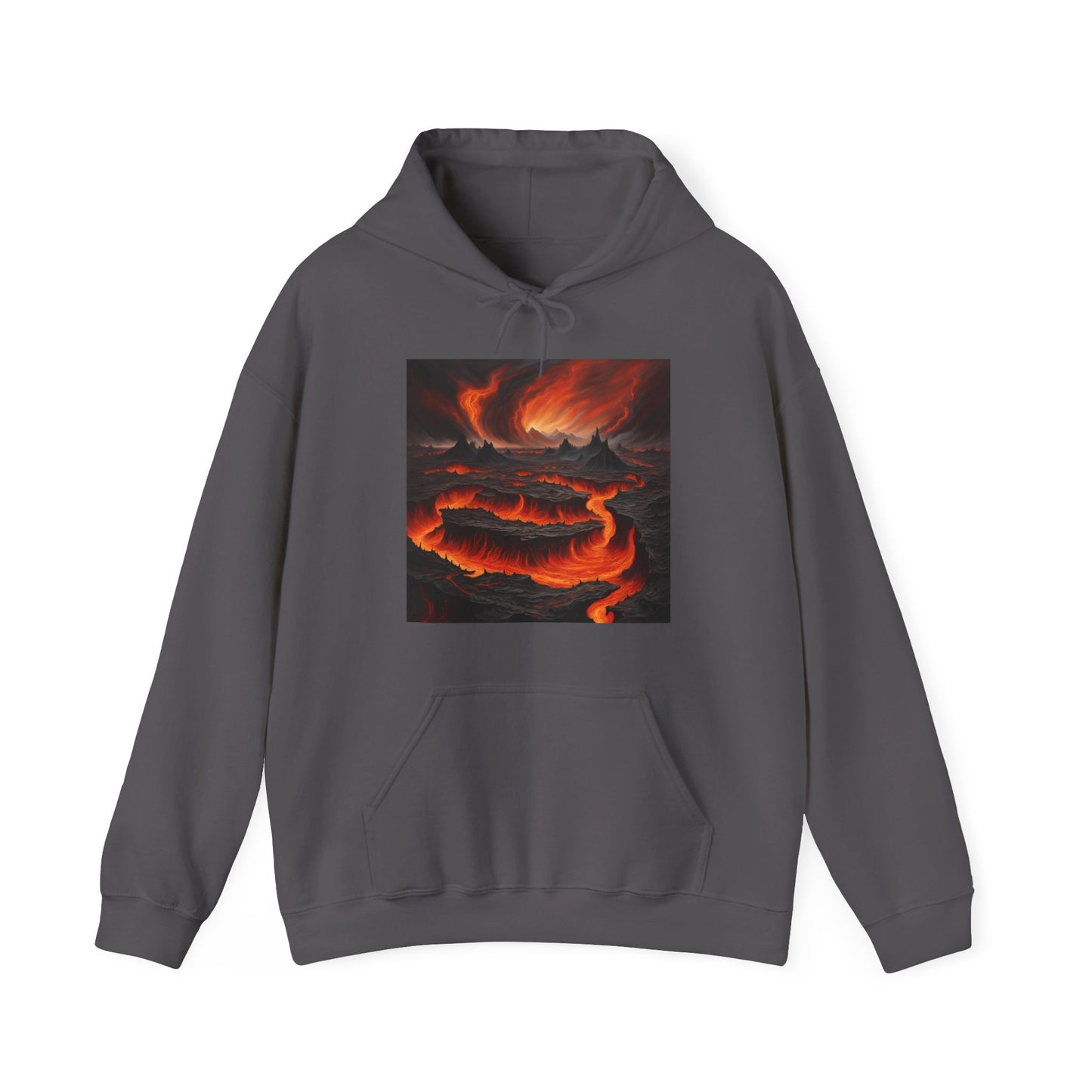 Volcanic Eruption Heavy Blend™ Hoodie - Unisex Sweatshirt for Adventure Seekers