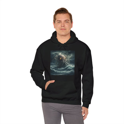 Cthulhu-Inspired Unisex Heavy Blend Hoodie - Perfect for Horror Fans and Cozy Nights