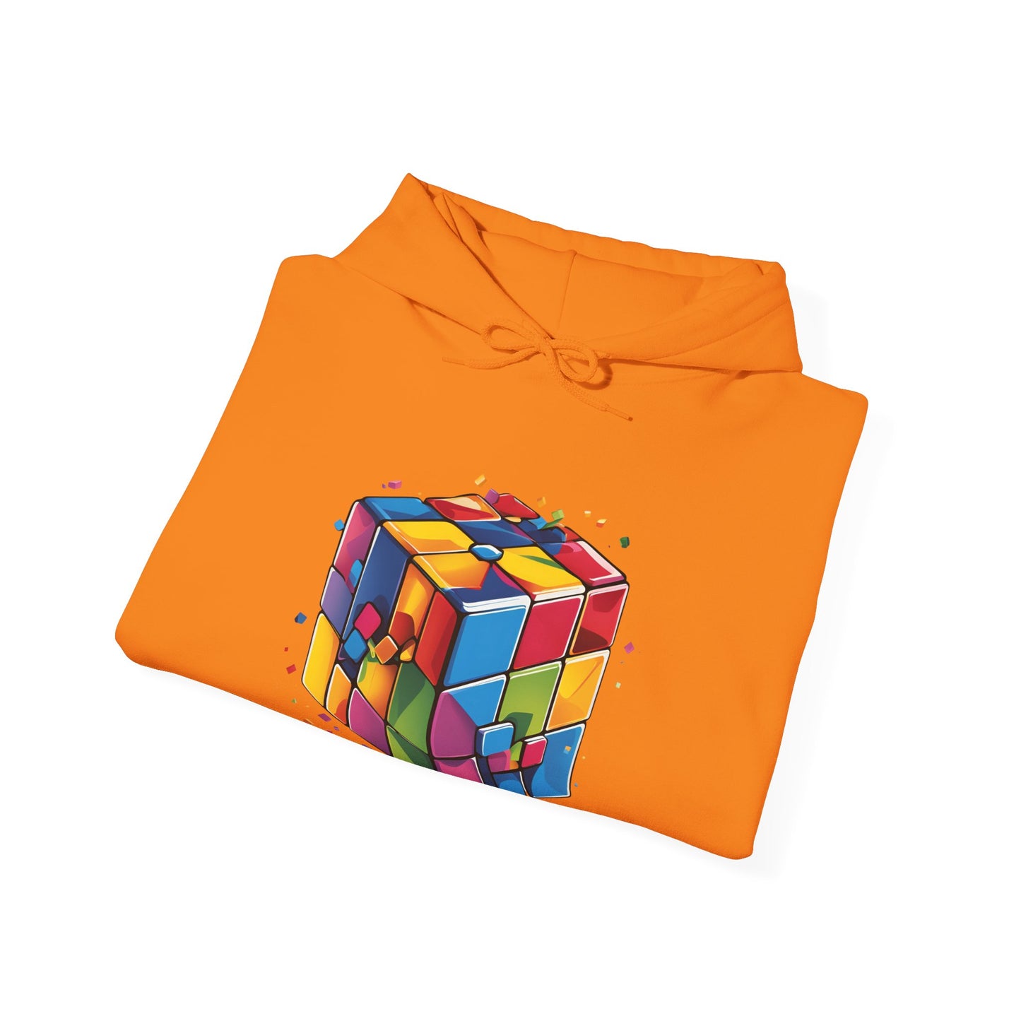 Colorful Rubik's Cube Unisex Hoodie - Perfect for Puzzle Lovers