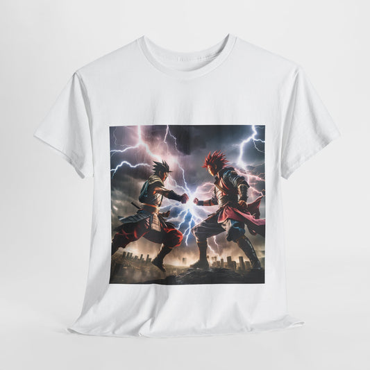 Epic Battle Graphic Unisex Heavy Cotton Tee | Perfect for Anime Fans