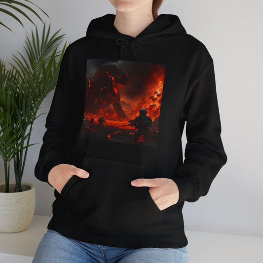 Epic Sci-Fi Battle Hoodie - Unisex Heavy Blend™ Sweatshirt