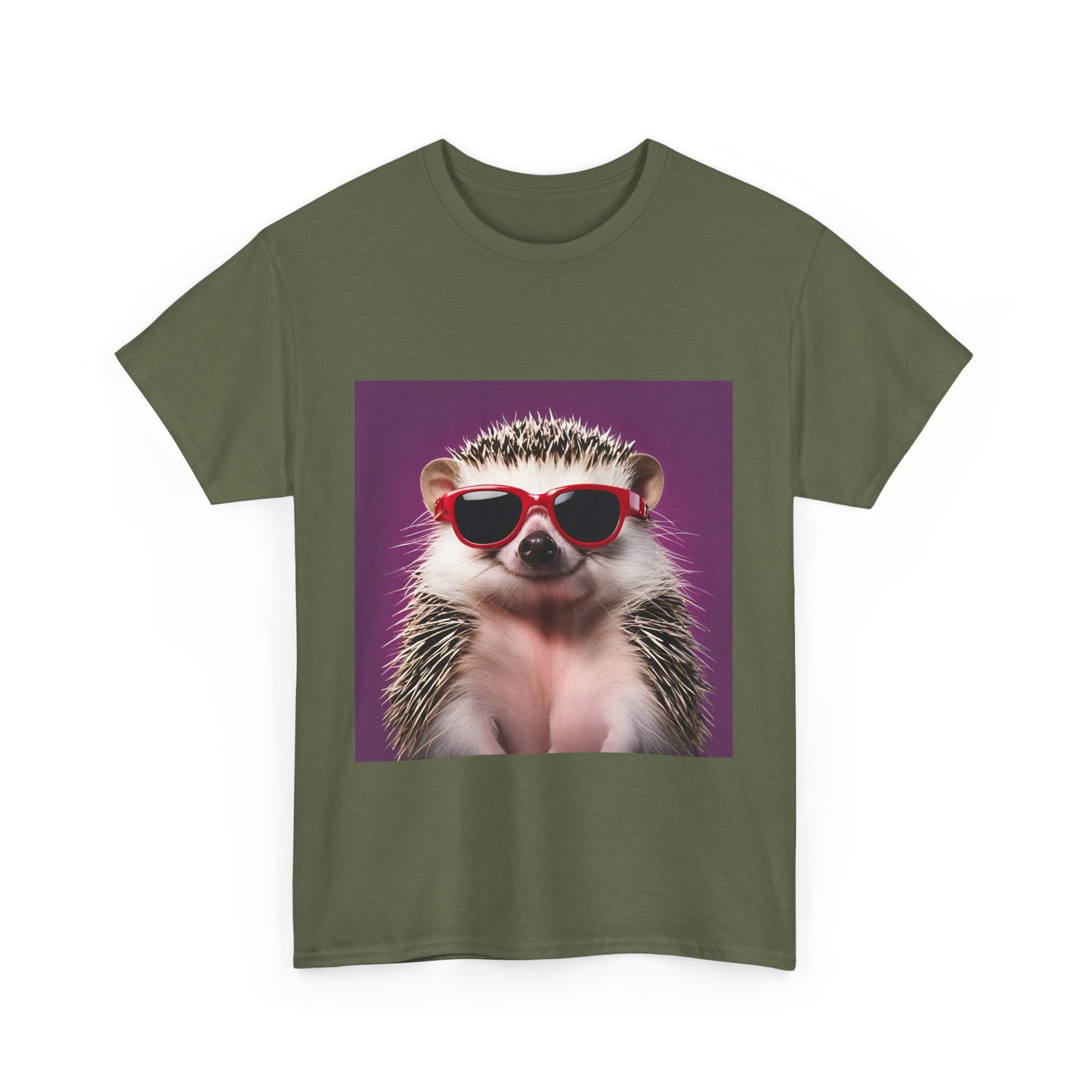 Cool Hedgehog Unisex Heavy Cotton Tee