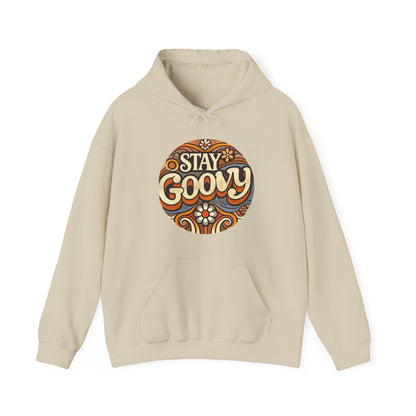 Stay Groovy Unisex Heavy Blend™ Hooded Sweatshirt - Cozy Lifestyle Apparel