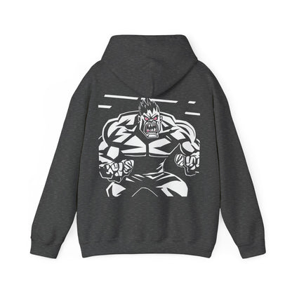 Epic Muscle Hulk Hoodie - Unisex Heavy Blend Sweatshirt for Strength Lovers